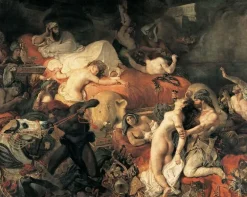 Boutiques de musées La Mort de Sardanapale (panneaux aluminium) Clearance