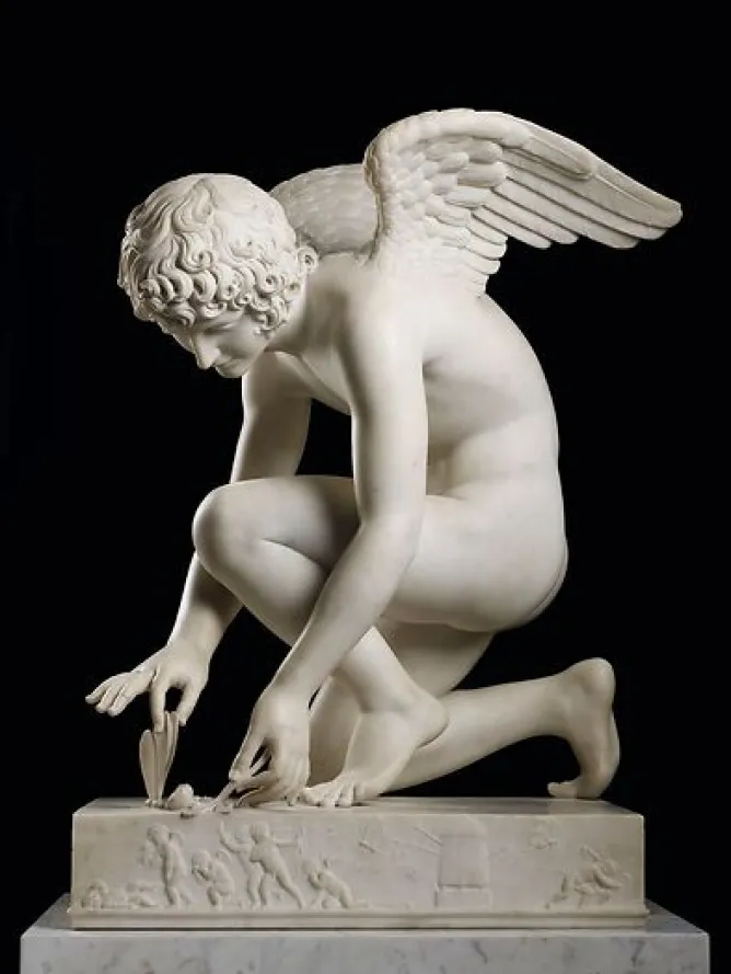 Boutiques de musées L'Amour dit aussi L'Amour prenant un papillon (panneaux aluminium) Outlet