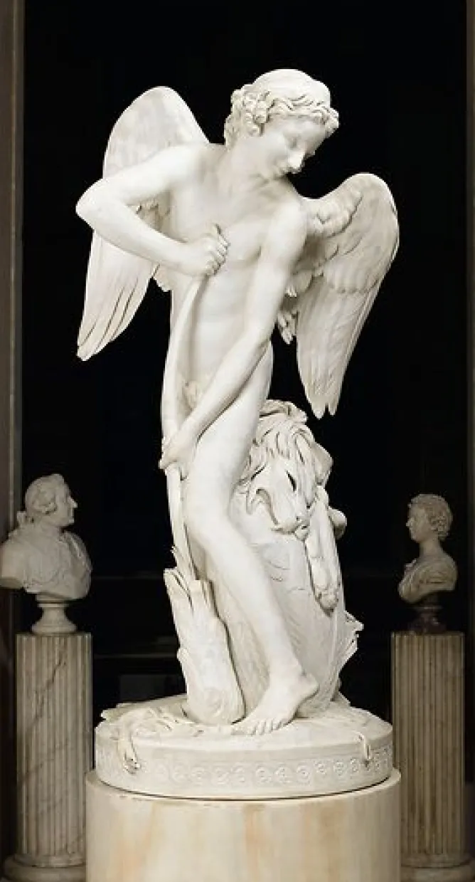 Affiches D'Art Encadrées|Affiches D'Art<Boutiques de musées L'Amour taillant son arc dans la massue d'Hercule (affiches d'art encadrées)