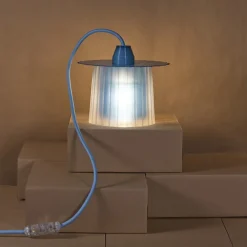 Design<Boutiques de musées Lampe Amanda - Bleu - Warren & Laetitia