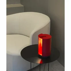 Boutiques de musées Lampe pivotante à poser - Charlotte Perriand - Nemo Lighting - Rouge carmin Best