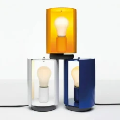 Boutiques de musées Lampe pivotante à poser - Charlotte Perriand - Nemo Lighting - Bleue Hot