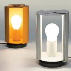 Boutiques de musées Lampe pivotante à poser - Charlotte Perriand - Nemo Lighting - Jaune Outlet