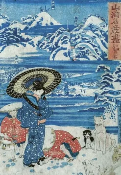 Boutiques de musées La neige à Kaga, 1797-1861 (panneaux aluminium) Clearance