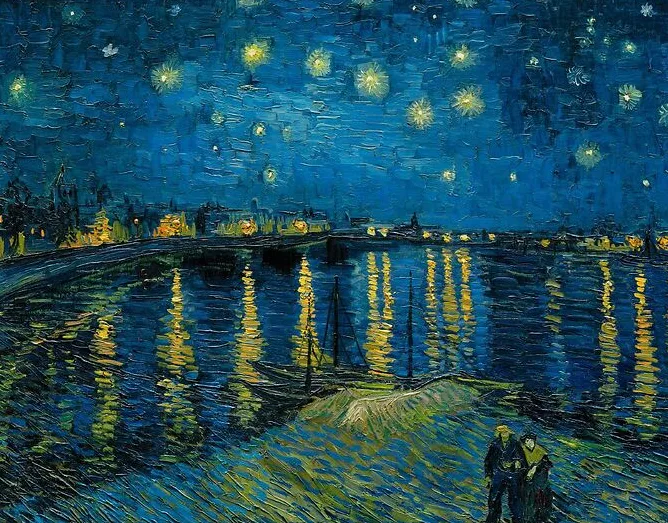 Affiches D'Art|Affiches D'Art Encadrées<Boutiques de musées La nuit étoilée (affiches d'art)