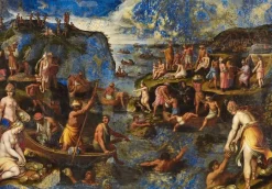 Boutiques de musées La Pêche des perles aux Indes (toiles encadrées) New