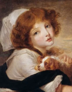 Panneaux Aluminium|Panneaux Acryliques<Boutiques de musées La petite fille au chien (panneaux aluminium)