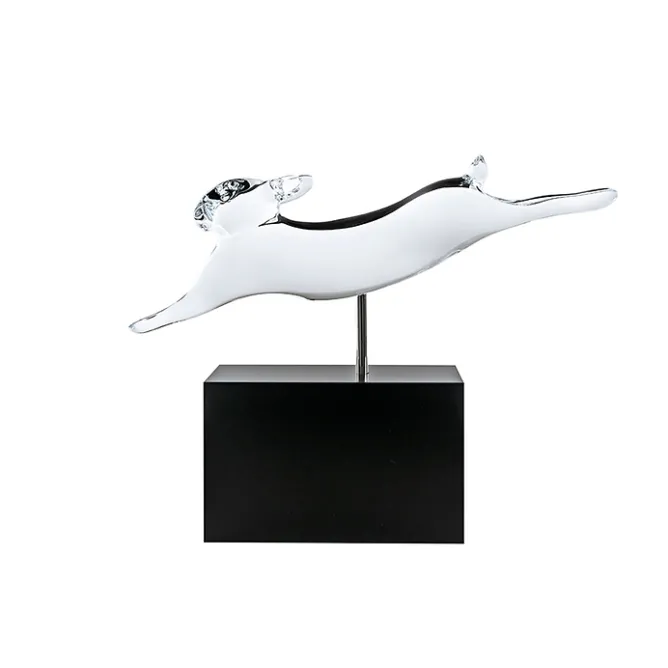 Art De La Maison<Boutiques de musées Lapin courant de François Pompon en cristal Baccarat