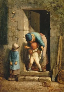 Affiches D'Art Encadrées|Affiches D'Art<Boutiques de musées La Précaution maternelle (affiches d'art encadrées)