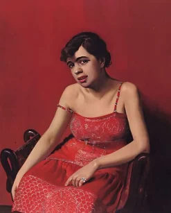 Boutiques de musées La roumaine à la robe rouge (panneaux aluminium) Clearance