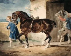 Boutiques de musées La sortie de l'écurie (panneaux acryliques)
