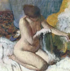 Panneaux Aluminium|Toiles Encadrées<Boutiques de musées La sortie du bain ou Femme s'essuyant le bras gauche (panneaux aluminium)