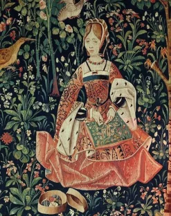 Boutiques de musées La tenture de la Vie Seigneuriale : La Broderie II/II (panneaux aluminium) New