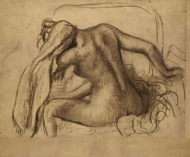 Boutiques de musées La toilette après le bain (affiches d'art encadrées) Hot