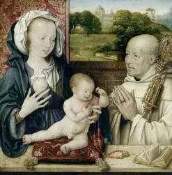 Boutiques de musées La Vierge et l'Enfant avec Saint Bernard (toiles sans cadre) Sale