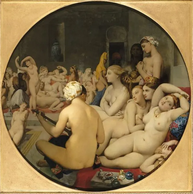 Panneaux Aluminium|Toiles Encadrées<Boutiques de musées Le Bain turc (panneaux aluminium)