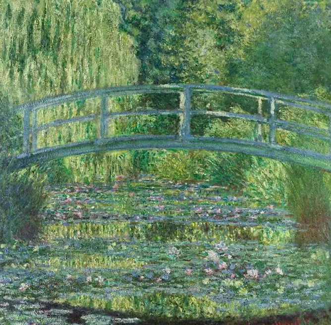 Boutiques de musées Le Bassin aux nymphéas: harmonie verte (toiles sans cadre) New