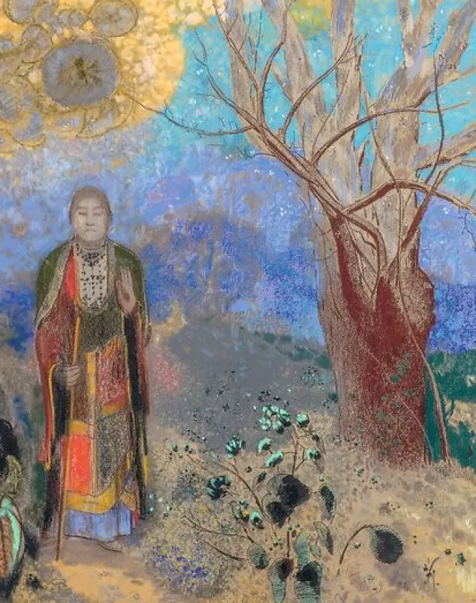 Boutiques de musées Le Bouddha (détail) (affiches d'art encadrées) Sale
