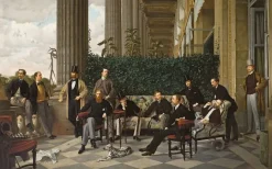 Panneaux Aluminium|Toiles Sur Châssis<Boutiques de musées Le Cercle de la rue Royale (détail), 1866 (panneaux aluminium)