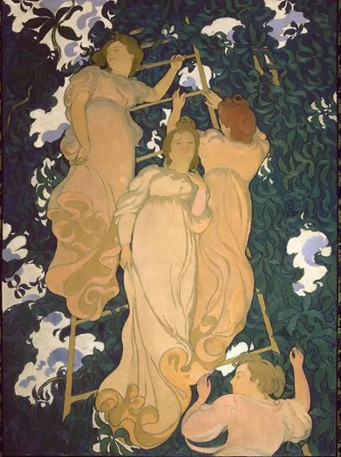 Panneaux Acryliques|Toiles Encadrées<Boutiques de musées L'Echelle dans le feuillage (panneaux acryliques)