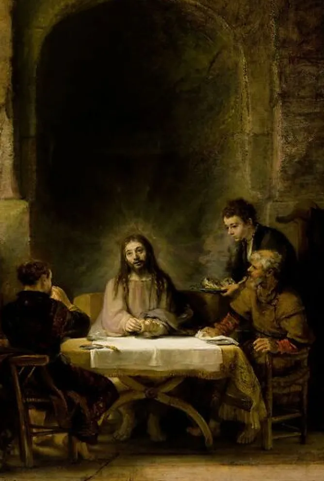 Panneaux Aluminium|Panneaux Acryliques<Boutiques de musées Le Christ se révélant aux pèlerins d'Emmaüs (panneaux aluminium)