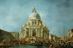 Boutiques de musées Le Doge de Venise se rend à la Salute, le 21 novembre (panneaux aluminium) Sale