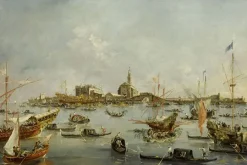 Toiles Sur Châssis|Toiles Sans Cadre<Boutiques de musées Le Doge sur le Bucentaure, à San Nicolo di Lido à Venise, le jour de l'ascension (toiles sur châssis)