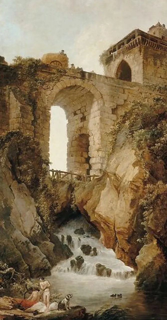 Affiches D'Art|Affiches D'Art Encadrées<Boutiques de musées Le grand pont ou le torrent (affiches d'art)