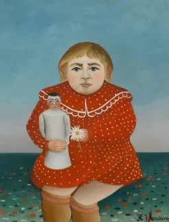 Affiches D'Art|Affiches D'Art Encadrées<Boutiques de musées L'enfant à la poupée (affiches d'art)