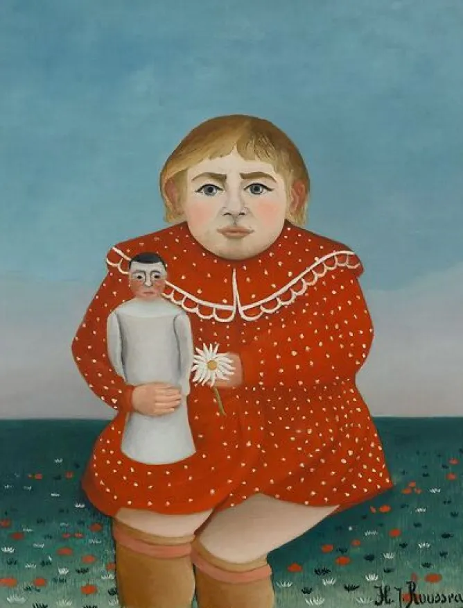 Boutiques de musées L'enfant à la poupée (toiles sur châssis) Best