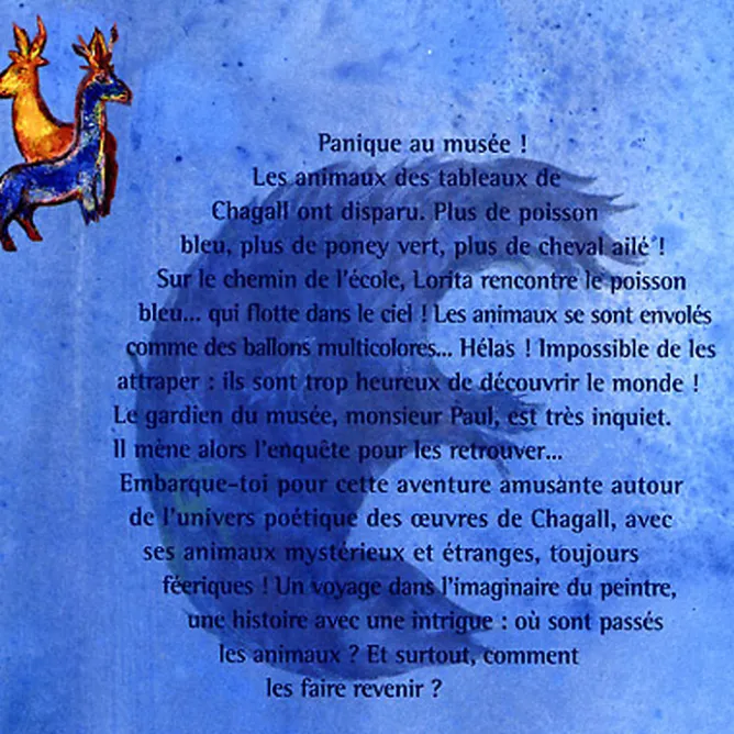Livres Jeunesse<Boutiques de musées Le poisson bleu de monsieur Chagall a disparu !