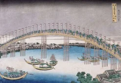 Panneaux Acryliques|Toiles Encadrées<Boutiques de musées Le pont Tenma dans la province de Settsu (panneaux acryliques)