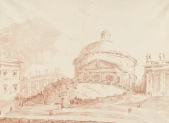 Boutiques de musées Le port de Ripetta (affiches d'art encadrées) Outlet