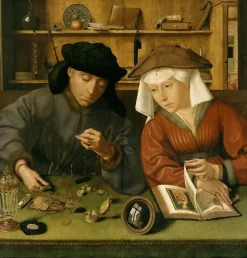 Boutiques de musées Le Prêteur et sa femme (toiles encadrées) Best