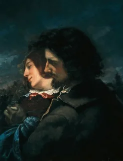 Affiches D'Art Encadrées|Panneaux Aluminium<Boutiques de musées Les Amants dans la campagne, sentiments du jeune âge dit aussi Les Amants heureux (affiches d'art encadrées)