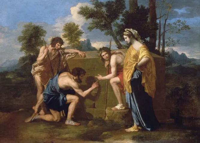 Affiches D'Art|Affiches D'Art Encadrées<Boutiques de musées Les Bergers d'Arcadie dit aussi "Et in Arcadia Ego" (affiches d'art)