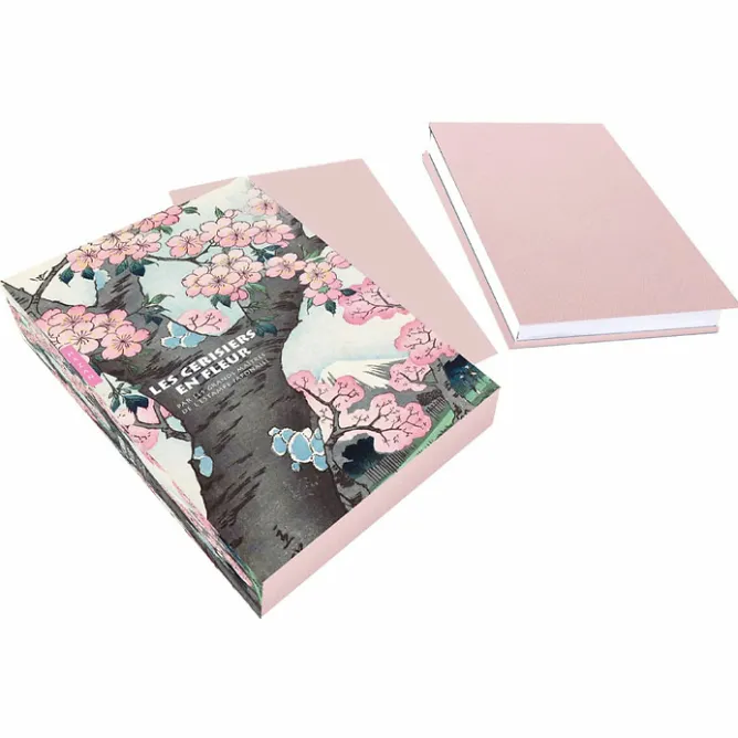 Livres D'Art<Boutiques de musées Les cerisiers en fleur par les grands maîtres de l'estampe japonaise (coffret)