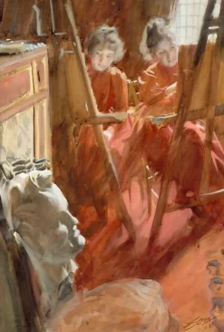 Boutiques de musées Les Demoiselles Schwartz dessinant (panneaux aluminium) Outlet