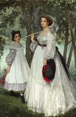Panneaux Aluminium|Panneaux Acryliques<Boutiques de musées Les Deux Soeurs ; portrait, dit aussi Les Deux Soeurs, 1863 (panneaux aluminium)