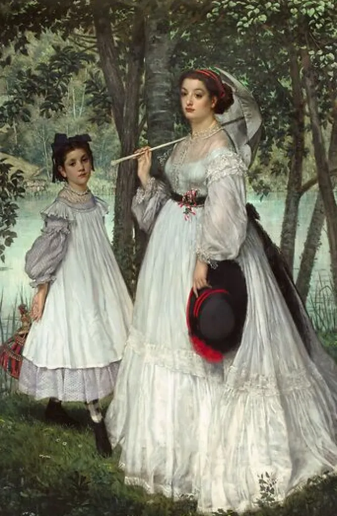 Panneaux Aluminium|Panneaux Acryliques<Boutiques de musées Les Deux Soeurs ; portrait, dit aussi Les Deux Soeurs, 1863 (panneaux aluminium)