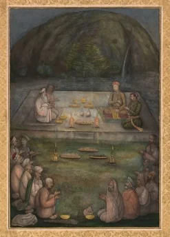 Boutiques de musées Les empereurs Akbar et Jahangir en compagnie de soufis et de yogis (panneaux aluminium) Discount