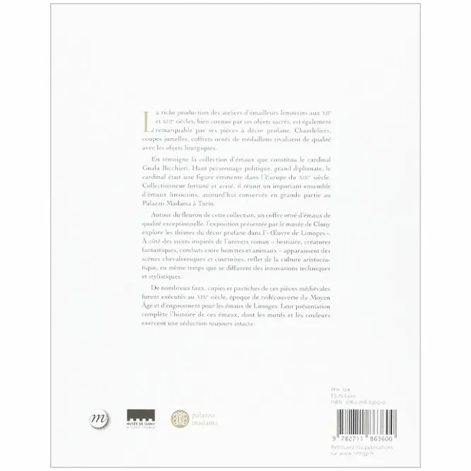 Catalogues D'Exposition<Boutiques de musées Les émaux de Limoges à décor profane - Autour des collection du Cardinal Guala Bicchieri - Catalogue d'exposition