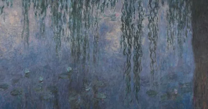 Boutiques de musées Les Nymphéas : Le Matin aux Saules (toiles encadrées) Clearance