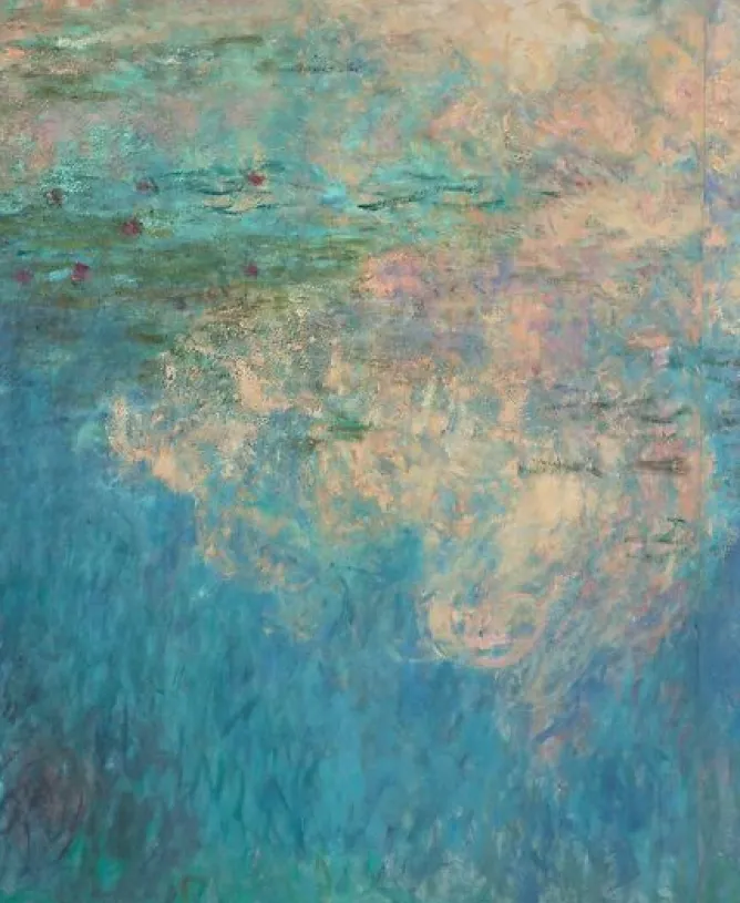 Boutiques de musées Les Nymphéas : les Nuages (panneaux aluminium) Hot