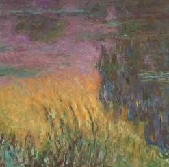 Affiches D'Art|Toiles Encadrées<Boutiques de musées Les Nymphéas : Soleil couchant (affiches d'art)