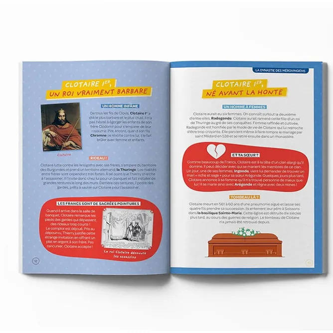 Livres Jeunesse<Boutiques de musées Les Petits Fortiches - Rois et reines de France