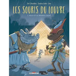Livres Jeunesse|Bandes Dessinées<Boutiques de musées Les souris du Louvre T.1 Milo et le monde caché