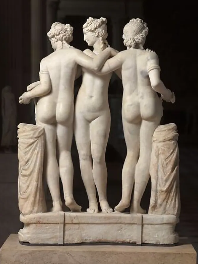 Boutiques de musées Les Trois Grâces (panneaux aluminium) Discount