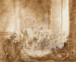 Boutiques de musées Les vendeurs chassés du Temple (affiches d'art)