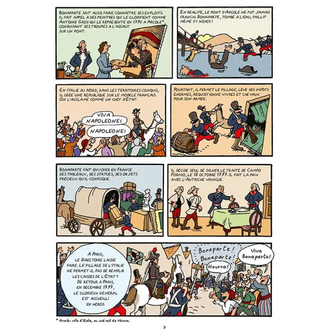 Livres Jeunesse<Boutiques de musées L'Histoire de France en BD - Napoléon et l'Empire